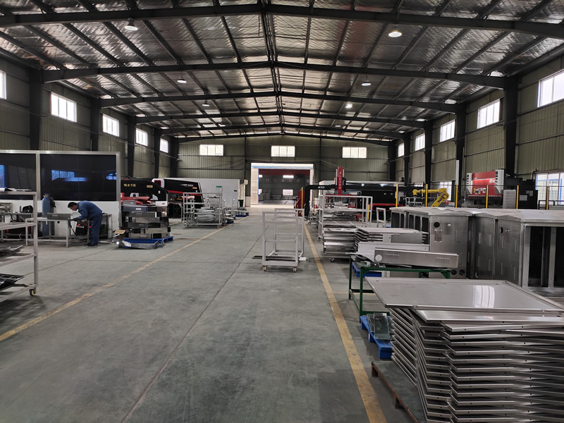 鈑金車(chē)間一角